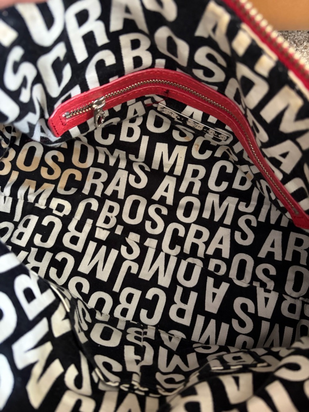 Marc Jacobs Coral-Red Leather Shoulder Bag - Picture 12 of 12